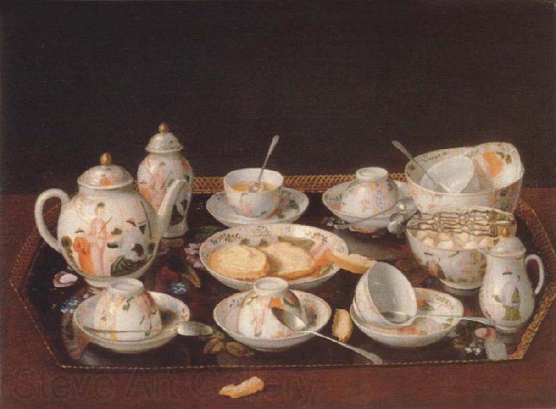 Jean-Etienne Liotard Tea service Norge oil painting art